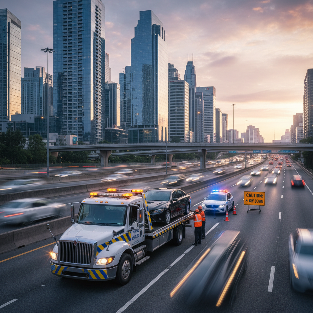 Bahçeşehir'de oto çekici hizmeti