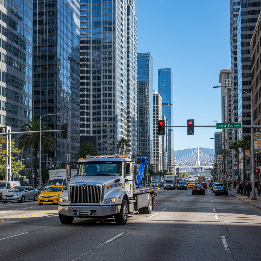 Beylikdüzü'nde modern bir oto çekici