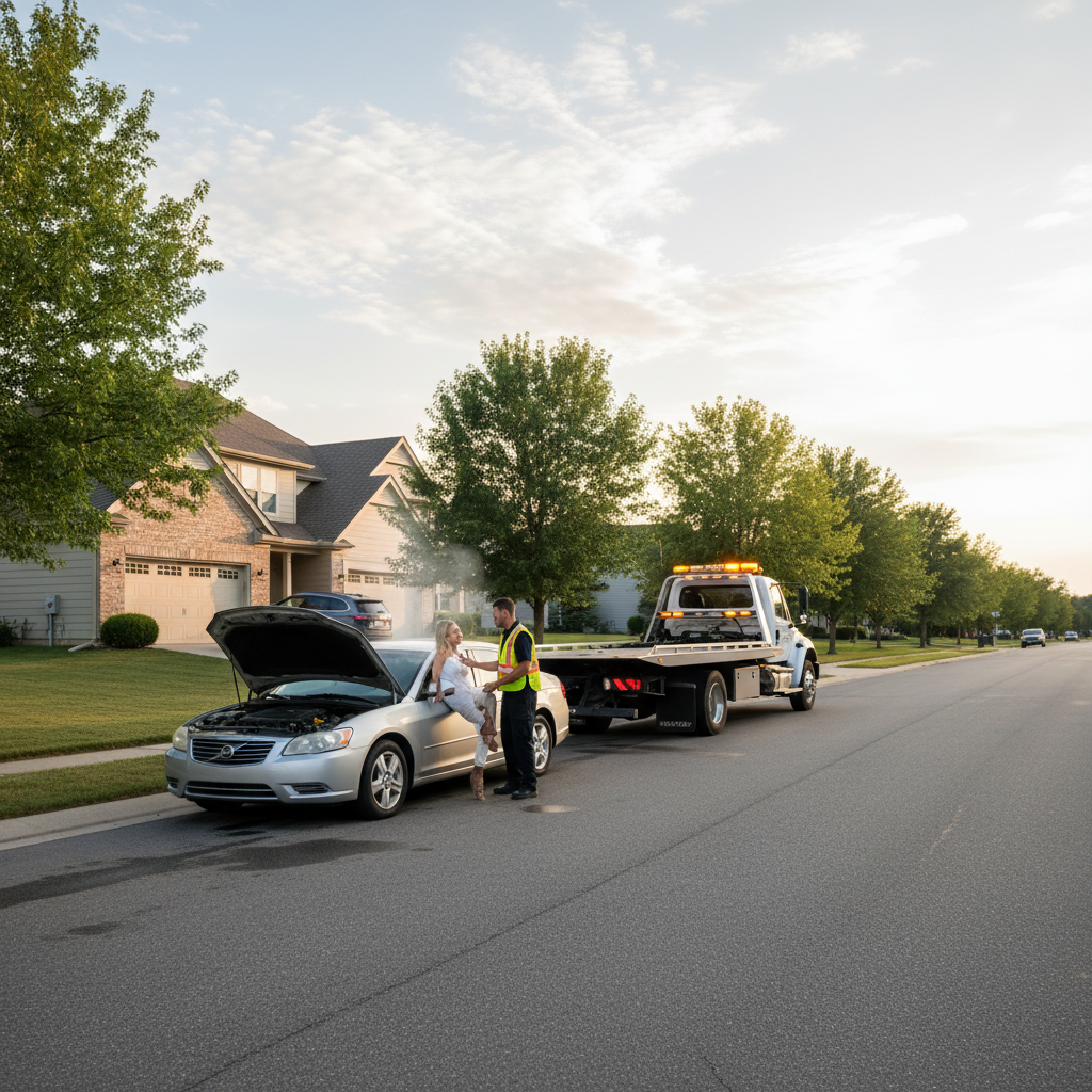 Büyükçekmece'de oto çekici hizmeti