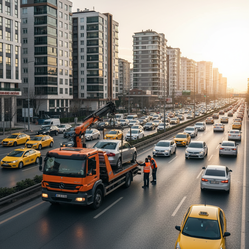 Esenyurt'ta oto çekici hizmeti