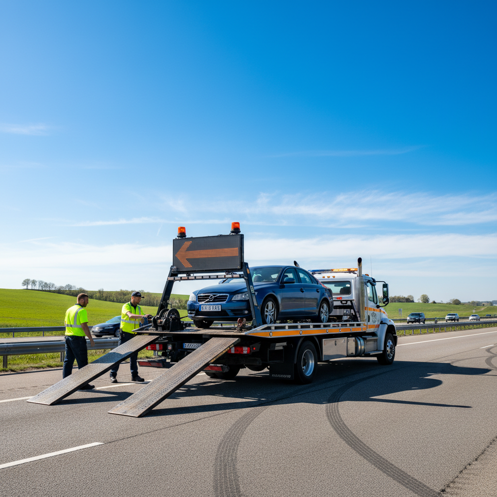 Yeşilken oto çekici hizmeti aktivitesi